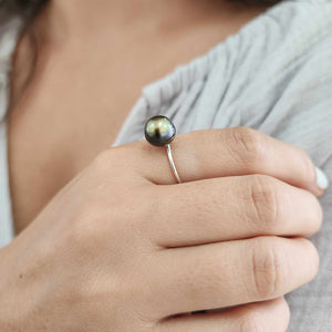 READY TO SHIP Fiji Keshi Pearl Ring - 925 Sterling Silver FJD$