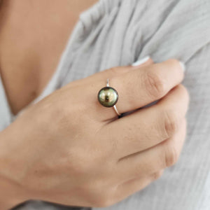 READY TO SHIP Fiji Keshi Pearl Ring - 925 Sterling Silver FJD$