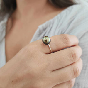 READY TO SHIP Fiji Keshi Pearl Ring - 925 Sterling Silver FJD$
