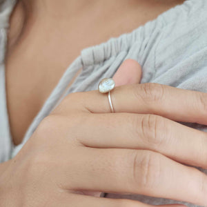 READY TO SHIP Fiji Keshi Pearl Ring - 925 Sterling Silver FJD$