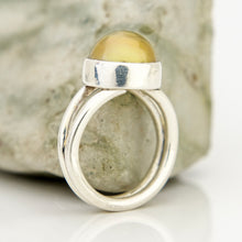 Load image into Gallery viewer, READY TO SHIP Fiji Saltwater Pearl Double Band Ring - 925 Sterling Silver FJD$
