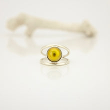 Load image into Gallery viewer, READY TO SHIP Fiji Saltwater Pearl Double Band Ring - 925 Sterling Silver FJD$

