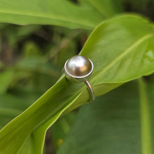 Load image into Gallery viewer, READY TO SHIP Civa Fiji Bezel Set Pearl Ring - 925 Sterling Silver FJD$
