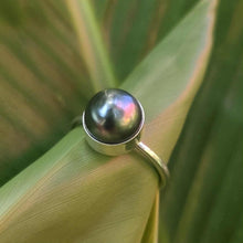 Load image into Gallery viewer, READY TO SHIP Civa Fiji Bezel Set Pearl Ring - 925 Sterling Silver FJD$
