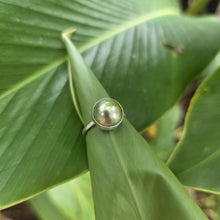 Load image into Gallery viewer, READY TO SHIP Civa Fiji Bezel Set Pearl Ring - 925 Sterling Silver FJD$
