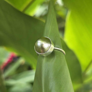 READY TO SHIP Civa Fiji Bezel Set Pearl Ring - 925 Sterling Silver FJD$