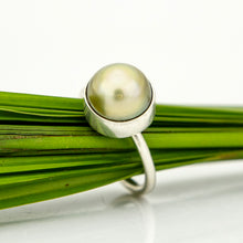Load image into Gallery viewer, READY TO SHIP Civa Fiji Bezel Set Pearl Ring - 925 Sterling Silver FJD$
