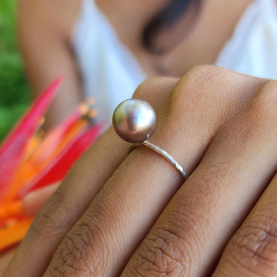READY TO SHIP - Fiji Saltwater Pearl Ring - 925 Sterling Silver FJD$