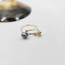 Load image into Gallery viewer, READY TO SHIP - Fiji Keshi Pearl Twist Layer Ring - 14k Gold Fill FJD$
