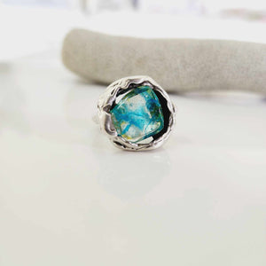 READY TO SHIP Adorn Pacific x Hot Glass Free Flow Ring - 925 Sterling Silver l FJD$