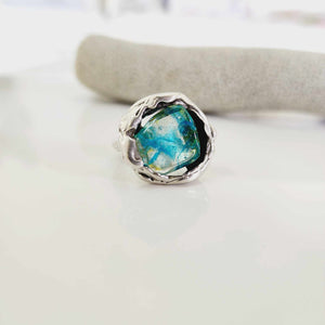 CONTACT US TO RECREATE THIS SOLD OUT STYLE Adorn Pacific x Hot Glass Free Flow Ring - 925 Sterling Silver l FJD$