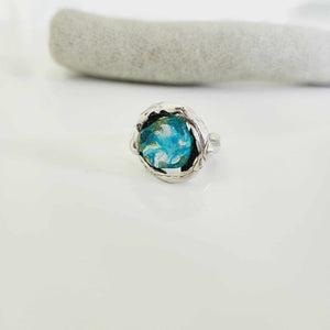 READY TO SHIP Adorn Pacific x Hot Glass Free Flow Ring - 925 Sterling Silver l FJD$