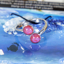 Load image into Gallery viewer, Recycled Ocean Plastic Ring - Stainless Steel FJD$
