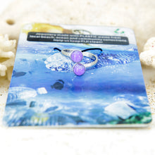 Load image into Gallery viewer, Recycled Ocean Plastic Ring - Stainless Steel FJD$
