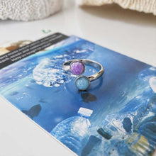 Load image into Gallery viewer, Recycled Ocean Plastic Ring - Stainless Steel FJD$
