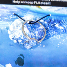 Load image into Gallery viewer, Recycled Ocean Plastic Ring - Stainless Steel FJD$
