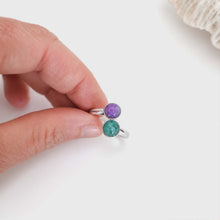Load image into Gallery viewer, Recycled Ocean Plastic Ring - Stainless Steel FJD$
