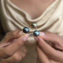 Load image into Gallery viewer, READY TO SHIP Civa Fiji Saltwater Pearl Trio Ring - 925 Sterling Silver FJD$
