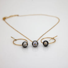 Load image into Gallery viewer, READY TO SHIP - Civa Fiji Saltwater Pearl Necklace and Earring Set - 14k Gold Fill FJD$
