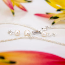 Load image into Gallery viewer, READY TO SHIP Freshwater Pearl Necklace &amp; Earring Set - 925 Sterling Silver FJD$
