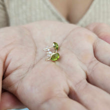 Load image into Gallery viewer, CUSTOM Peridot Stud Earring Setting - 14k Gold Fill

