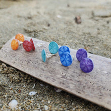 Load image into Gallery viewer, READY TO SHIP Sea Urchin Resin Stud Earrings - 925 Sterling Silver FJD$
