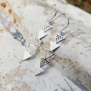 READY TO SHIP Shark Tooth Earrings - 925 Sterling Silver FJD$