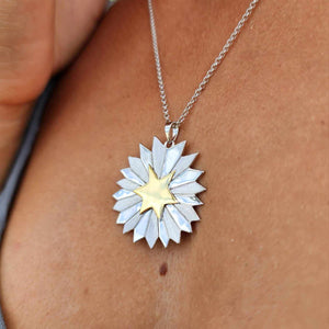 READY TO SHIP Tefui Necklace - 925 Sterling Silver & 18 Gold Vermeil Detail FJD$