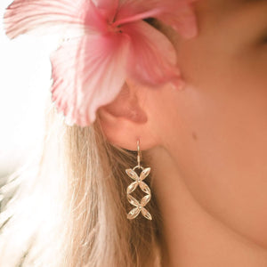 CONTACT US TO RECREATE THIS SOLD OUT STYLE Frangipani Bua Earrings - 925 Sterling Silver or 18k Gold Vermeil FJD$ - Adorn Pacific - Earrings