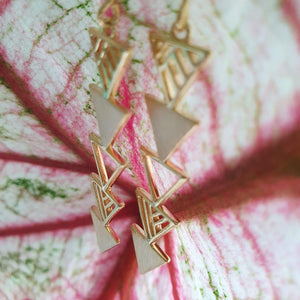 CONTACT US TO RECREATE THIS SOLD OUT STYLE Shark Tooth Earrings - 925 Sterling Silver or 18k Gold Vermeil FJD$ - Adorn Pacific - Earrings