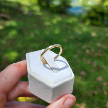 Load image into Gallery viewer, MADE TO ORDER - Stacker Ring with hammered detail - 14k Gold Fill FJD$ - Adorn Pacific - Rings
