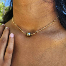 Load image into Gallery viewer, READY TO SHIP Civa Fiji Pearl Gold Necklace with Grade Certificate #2022- FJD$
