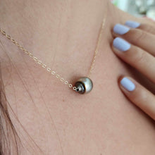 Load image into Gallery viewer, READY TO SHIP Civa Fiji Saltwater Pearl Necklace - 14k Gold Fill FJD$
