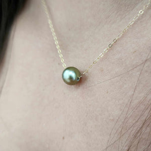 READY TO SHIP Civa Fiji Saltwater Pearl Necklace - 14k Gold Fill FJD$