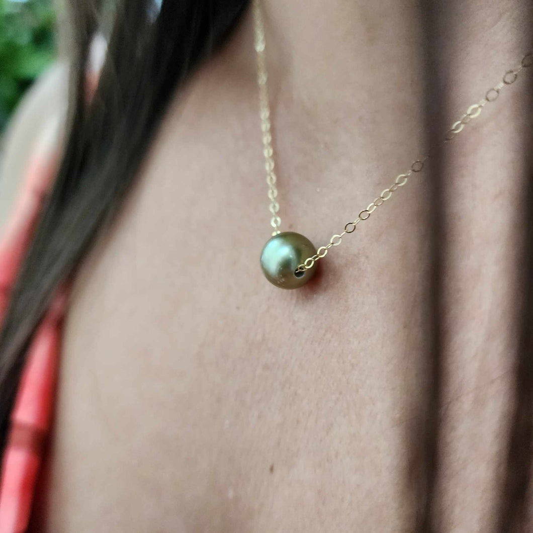 READY TO SHIP Civa Fiji Saltwater Pearl Necklace - 14k Gold Fill FJD$
