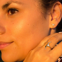 Load image into Gallery viewer, READY TO SHIP Frigate Bird Stud Earrings - 9k Solid Gold FJD$ - Adorn Pacific - All Products
