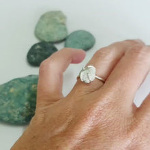 Load and play video in Gallery viewer, CONTACT US TO RECREATE THIS SOLD OUT STYLE Claw Set Namosi Waterfall Rock Ring - 925 Sterling Silver FJD$
