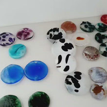 Load and play video in Gallery viewer, CONTACT US TO RECREATE THIS SOLD OUT STYLE Adorn Pacific x Hot Glass with Flower Shell Earrings - FJD$
