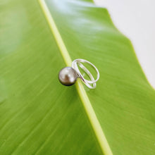 Load image into Gallery viewer, READY TO SHIP - Civa Fiji Saltwater Pearl Ring with Grade Certificate #2168 - 925 Sterling Silver FJD$ - Adorn Pacific - Rings
