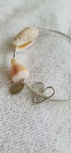 Load and play video in Gallery viewer, CONTACT US TO RECREATE THIS SOLD OUT STYLE One-Off Heart &amp; Shell Bangle - 925 Sterling Silver FJD$
