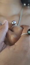 Load and play video in Gallery viewer, READY TO SHIP - Fiji Saltwater Pearl Ring - 925 Sterling Silver FJD$
