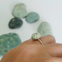 Load and play video in Gallery viewer, CONTACT US TO RECREATE THIS SOLD OUT STYLE Claw Set Namosi Waterfall Rock Ring - 925 Sterling Silver FJD$
