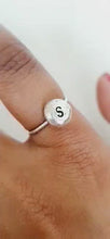 Load and play video in Gallery viewer, CONTACT US TO RECREATE THIS SOLD OUT STYLE Initial Ring - 925 Sterling Silver FJD$
