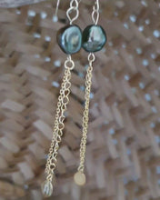 Load and play video in Gallery viewer, Fiji Saltwater Pearl Chain Earring Adorn Pacific
