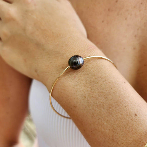 READY TO SHIP Civa Fiji Saltwater Pearl Bangle - 14k Gold Fill FJD$ - Adorn Pacific - All Products