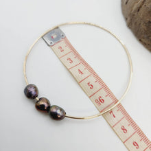 Load image into Gallery viewer, READY TO SHIP Freshwater Pearl Bangle - 14k Gold Fill FJD$ - Adorn Pacific - All Products

