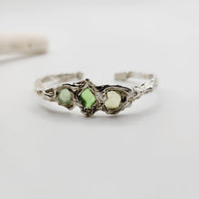 Load image into Gallery viewer, READY TO SHIP Free Flow Seaglass Bangle - 925 Sterling Silver FJD$ - Adorn Pacific - All Products
