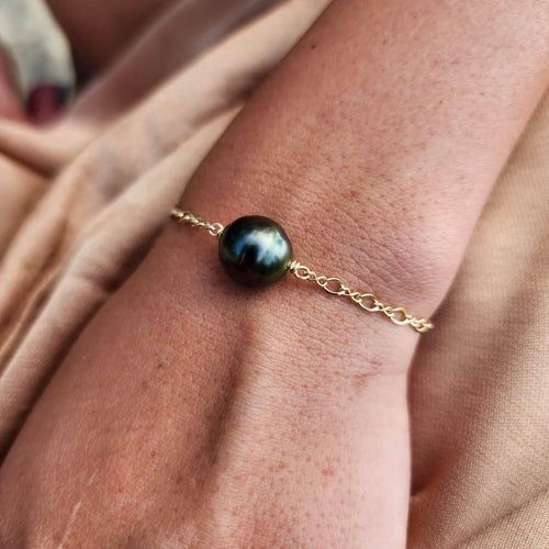 READY TO SHIP Graded Saltwater Pearl #2025 Bracelet in 14k Gold Fill with Grade Certificate - FJD$ - Adorn Pacific - All Products