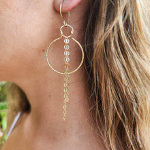 Load image into Gallery viewer, CONTACT US TO RECREATE THIS SOLD OUT STYLE Earrings with chain detail - 14k Gold Fill FJD$ - Adorn Pacific - Earrings
