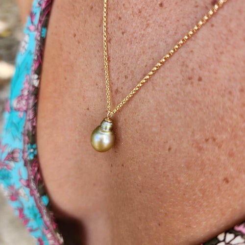 CONTACT US TO RECREATE THIS SOLD OUT STYLE Civa Fiji Saltwater Pearl Necklace - 14k Gold Fill FJD$ - Adorn Pacific - All Products